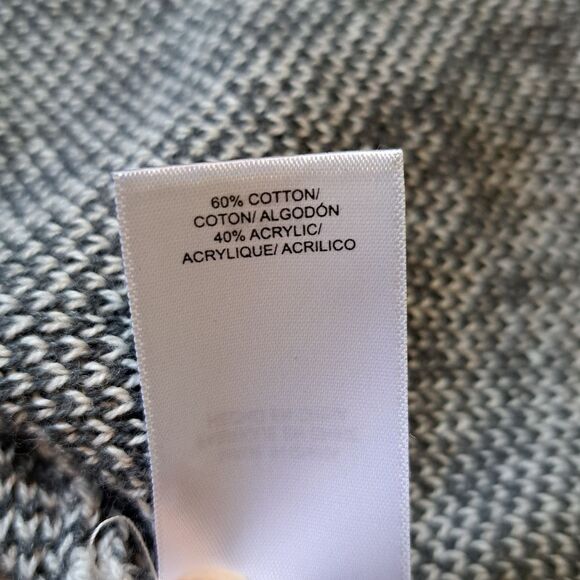 Lucky Brand Shawl Collar Western Boho Open Front Cardigan Small Gray Multi NWT - Picture 5 of 14